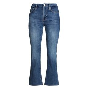 FRAME Le Mini Boot Mid-Rise Blue Wash Denim Bootcut Jeans Womens 26 EUC